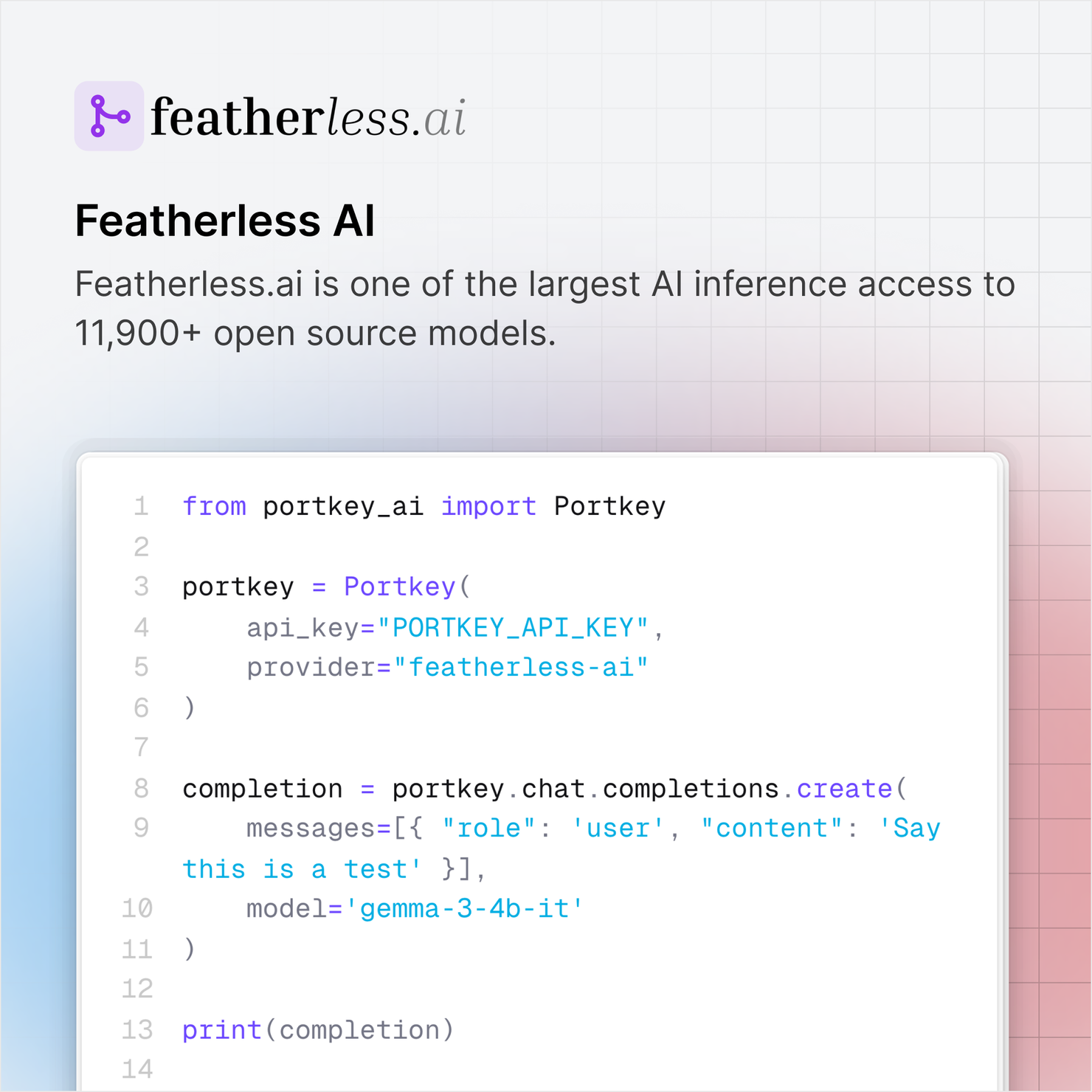 featherless