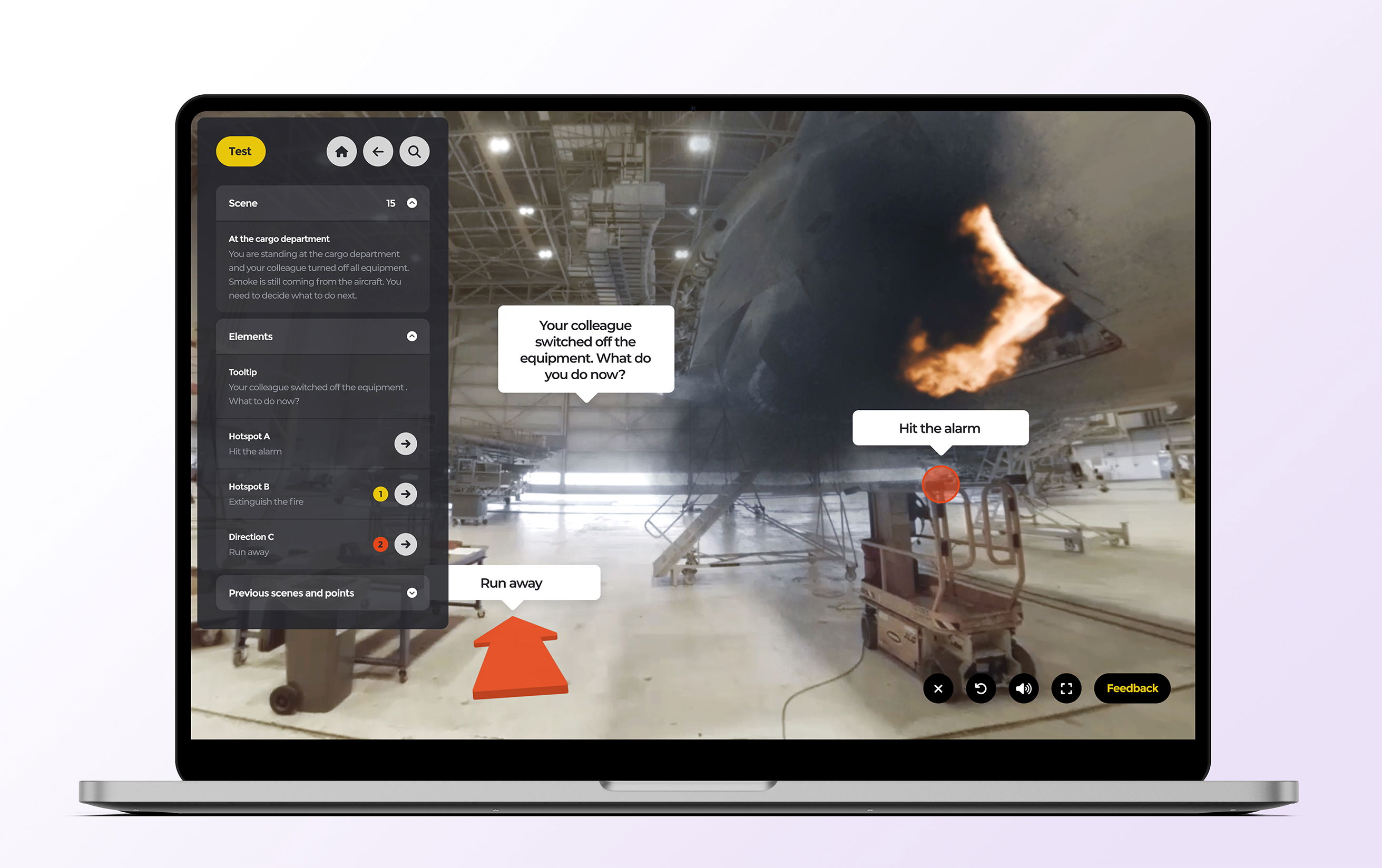 Warp VR - Testing controls - large