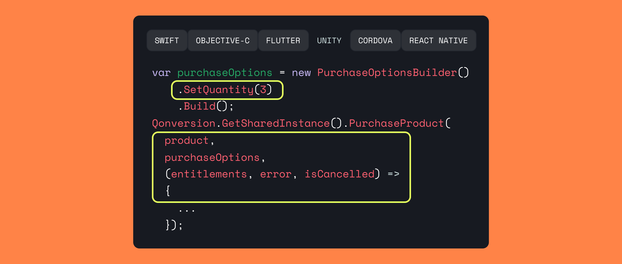 New Purchase Options for Cordova & Unity