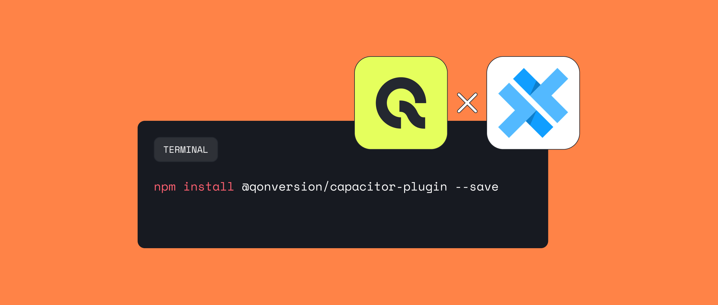 Qonversion x Capacitor + code snippet