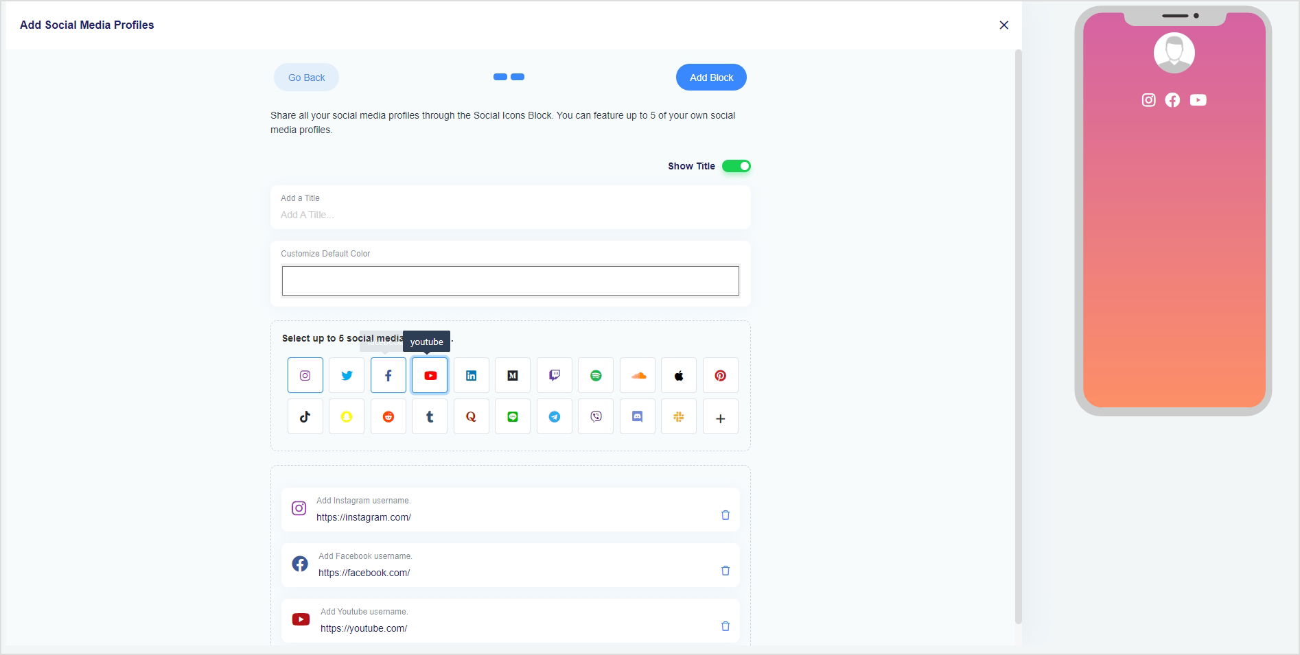 social-block-bio-links