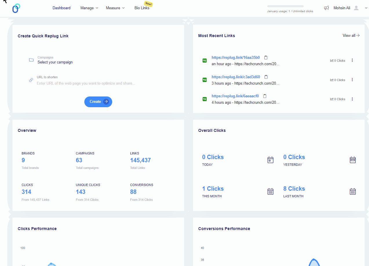 New Dashboard