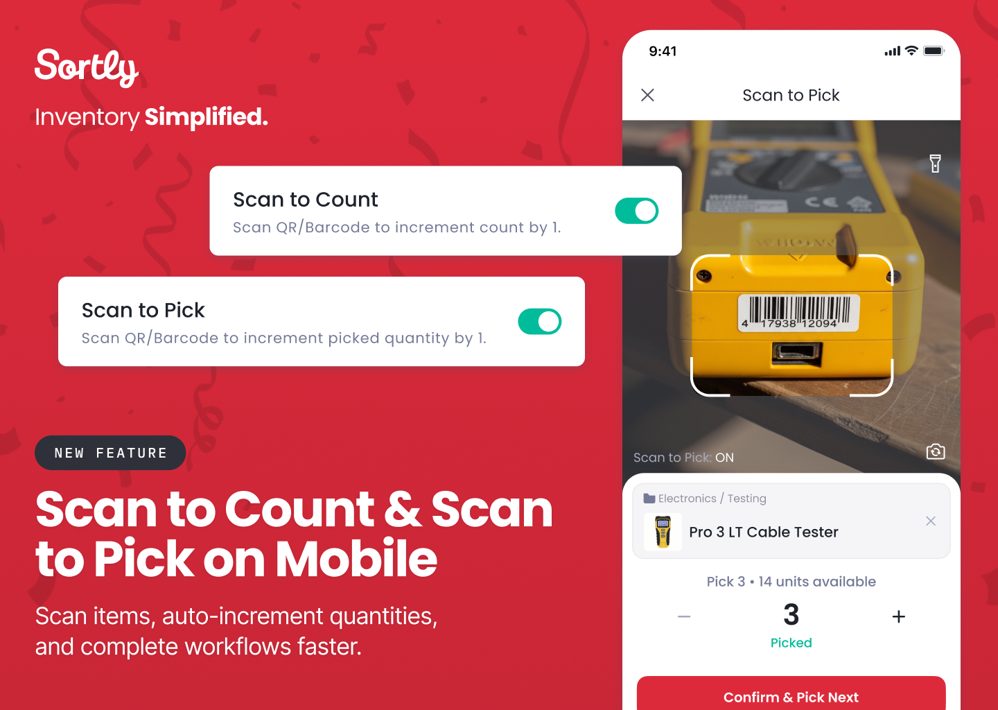 Frill - Scan to Count and Pick