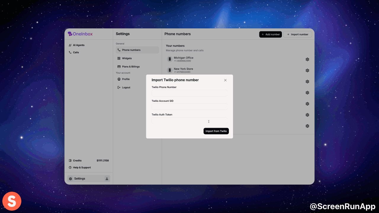 Twilio Integration