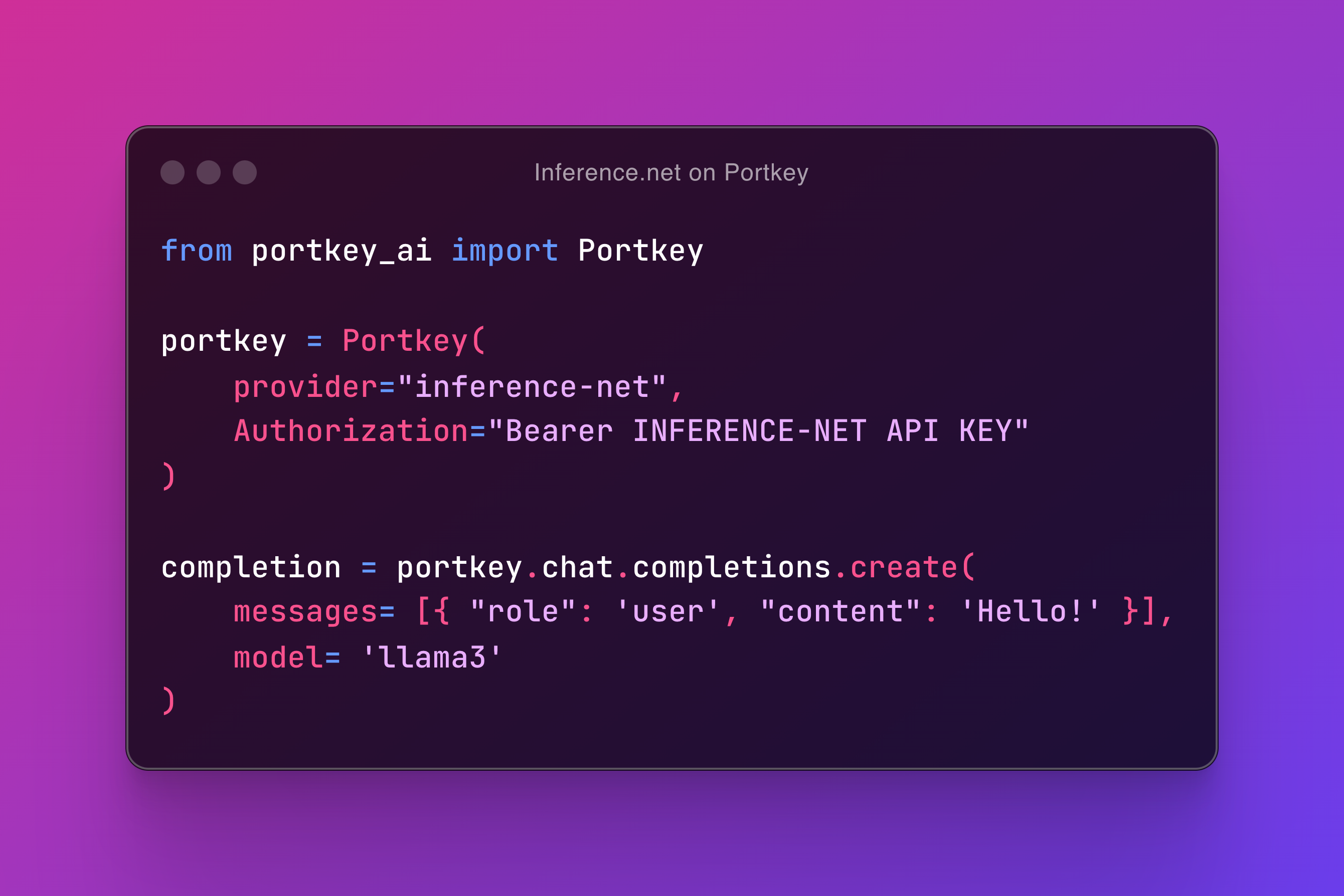 Inference.net-on-Portkey