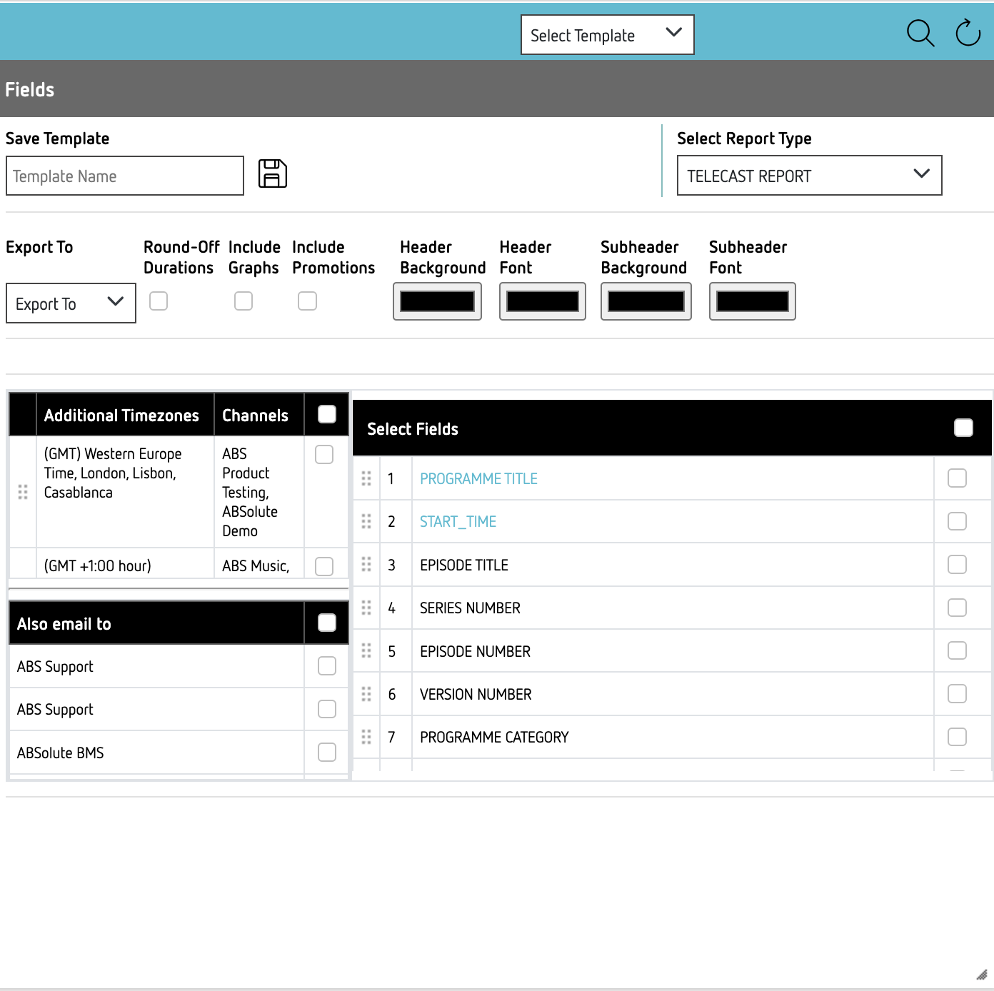 ABSoluteBMS_Reports_Scheduling_FieldsTelecastReport