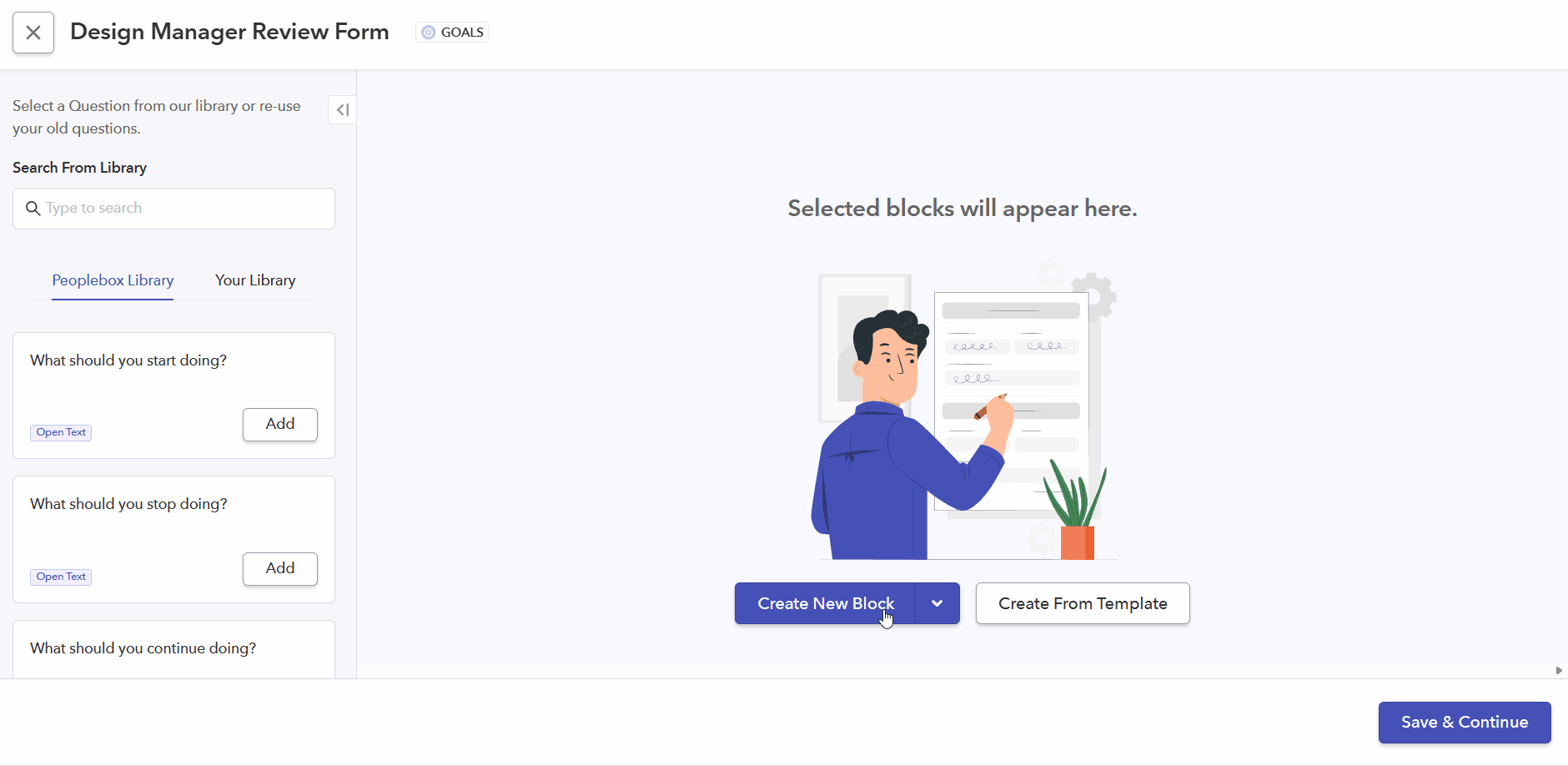 Goal Block View Type Questions