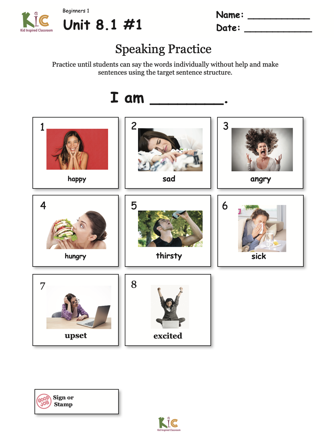 HS-B1-U8-I-Am-Adjective HS