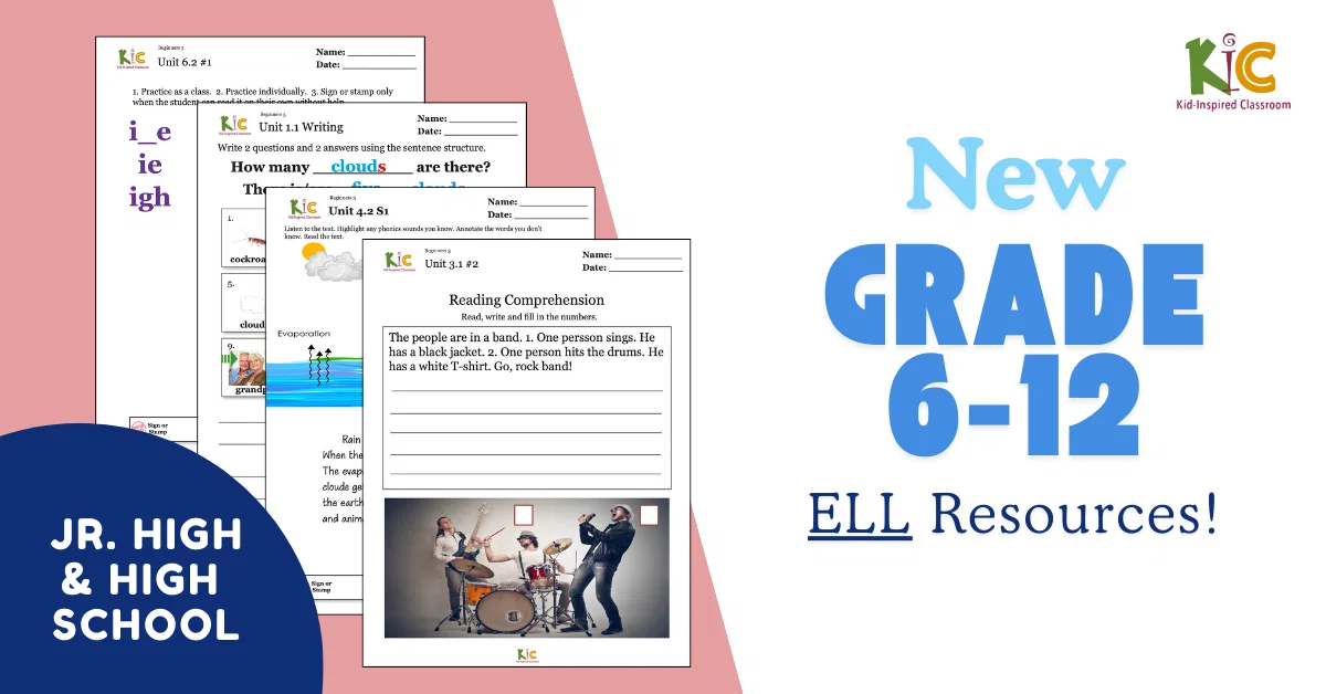 New Grade 6-12 Resources High School Resources