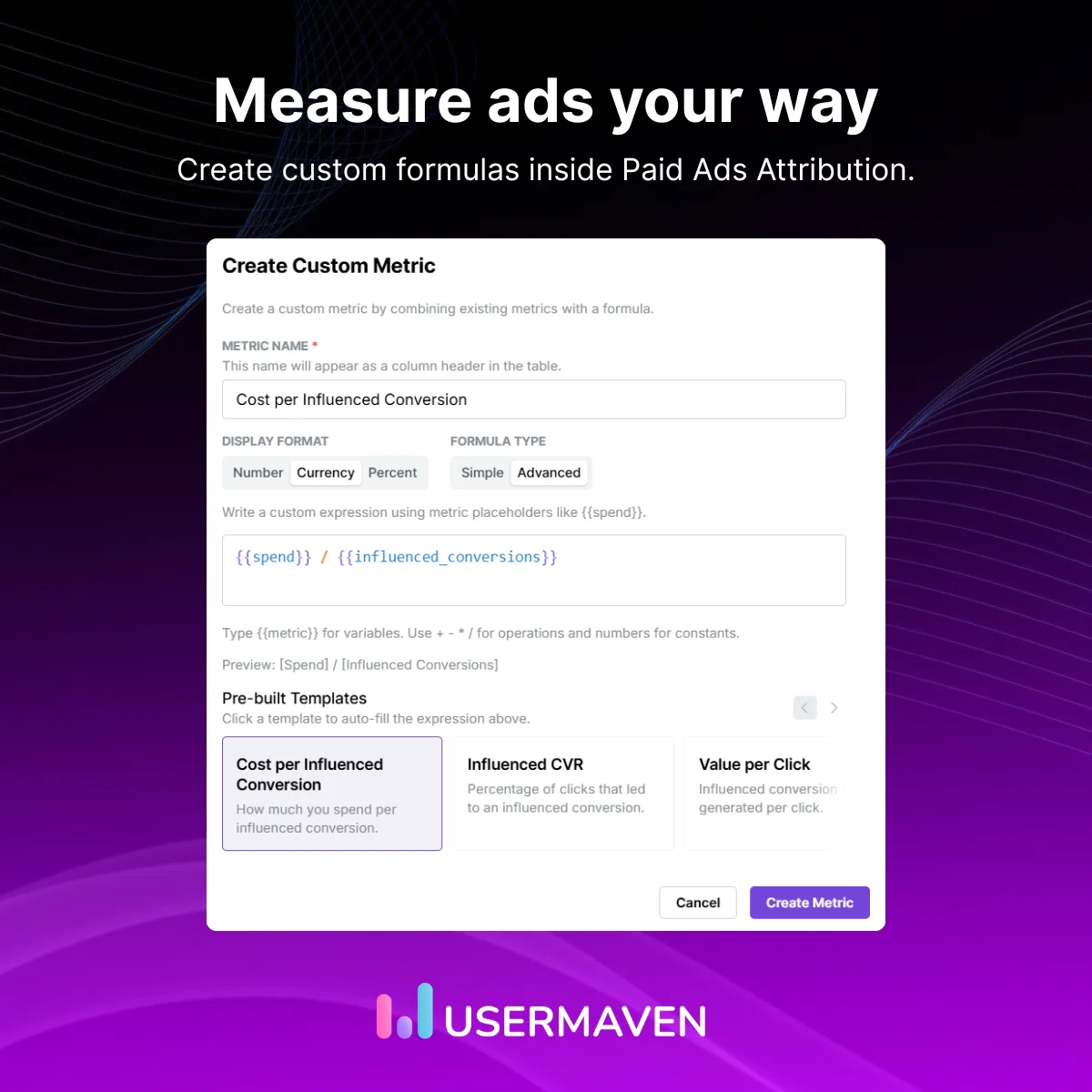 Measure ads your way