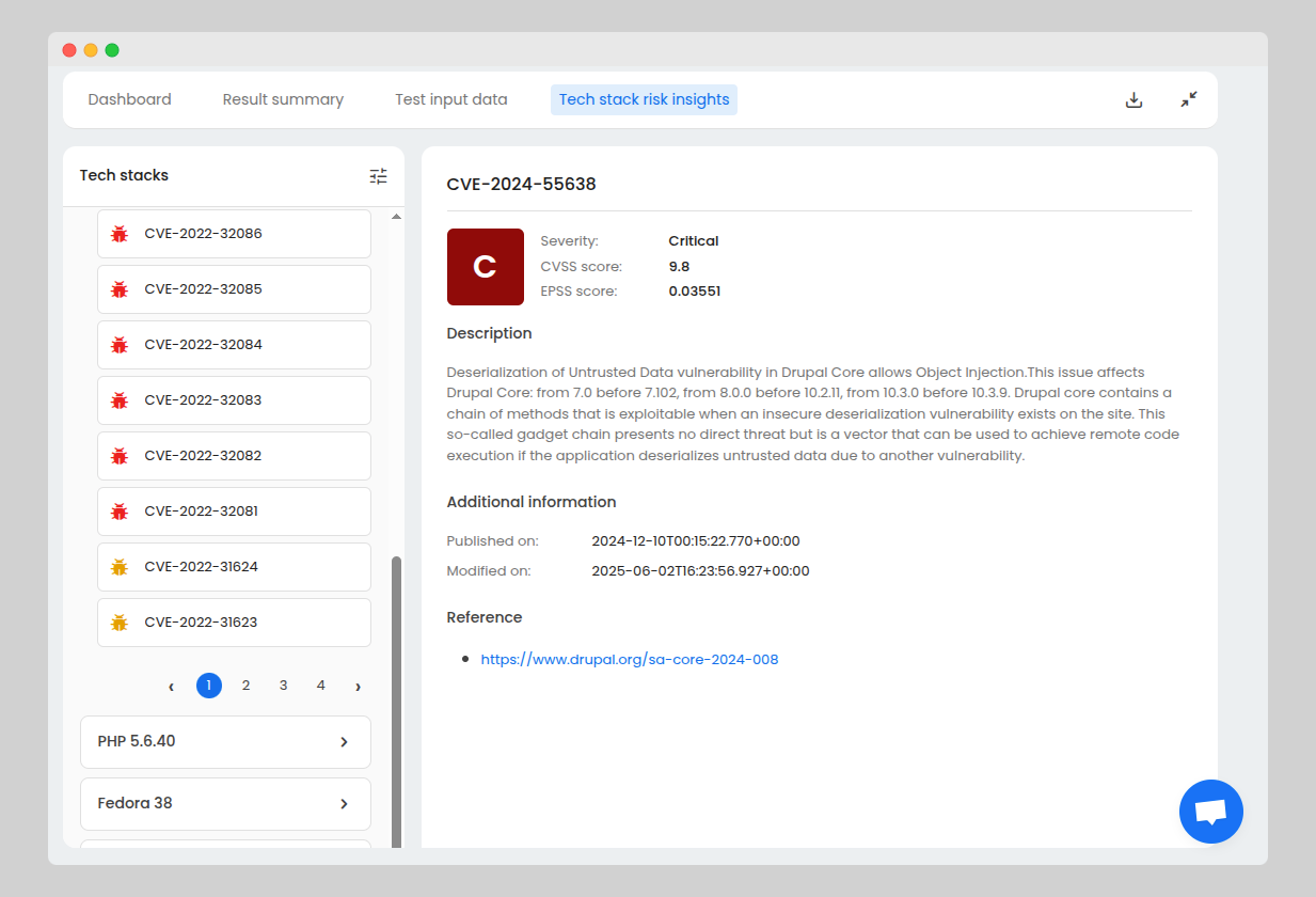 tech-stack-risk-insights