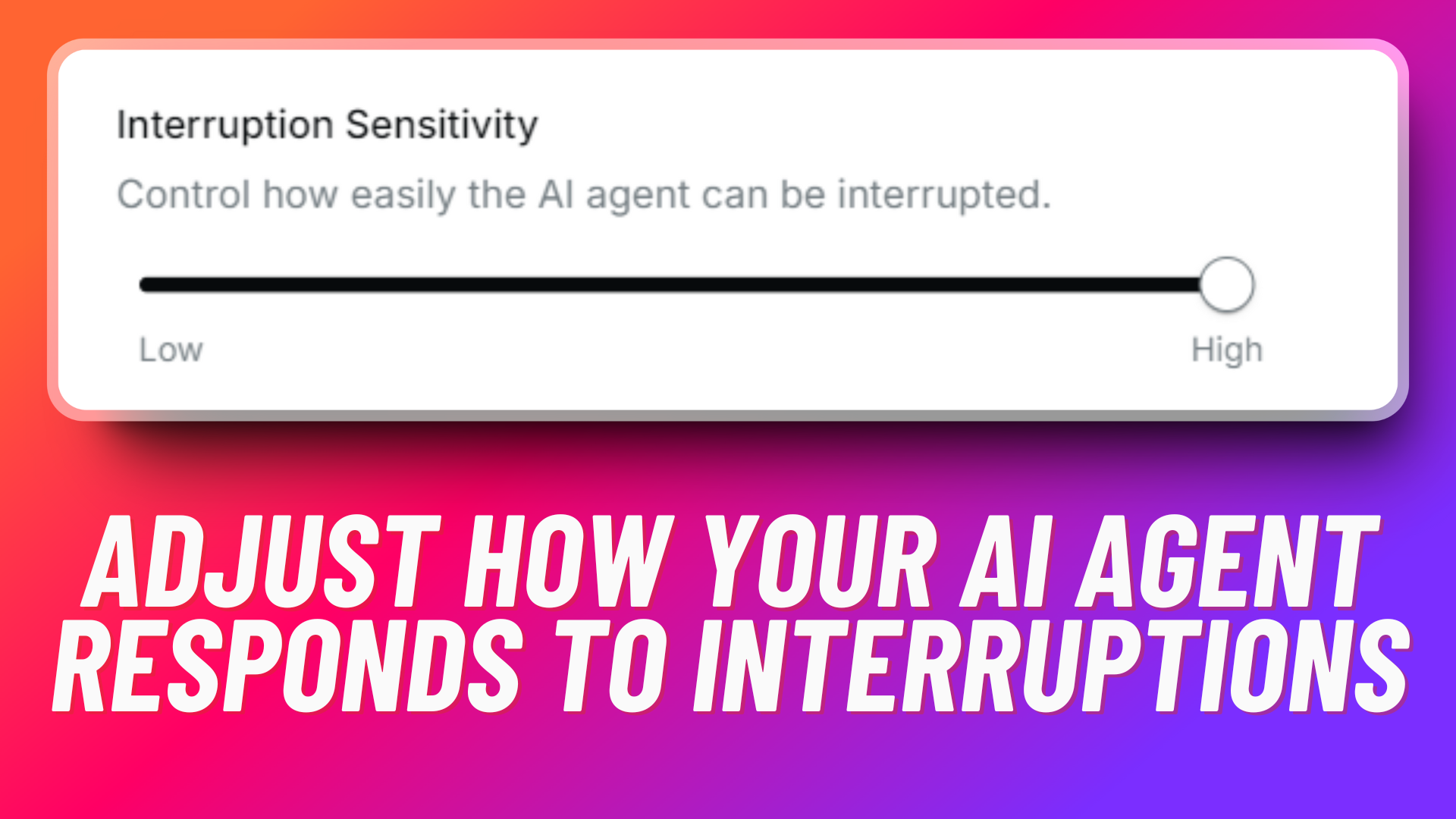 Interruption Sensitivity