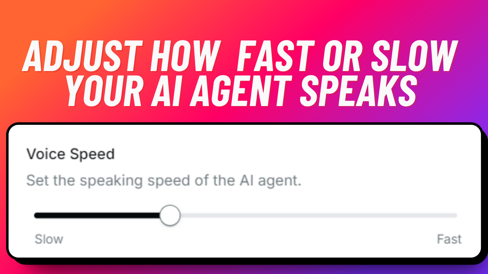 Voice Speed