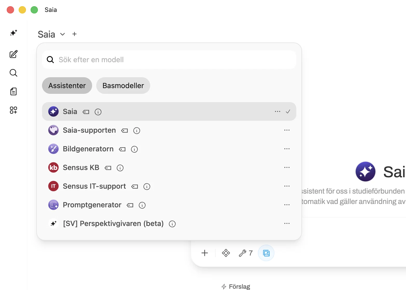 Model Picker