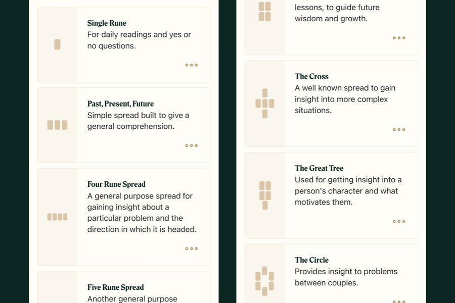 Rune Spreads