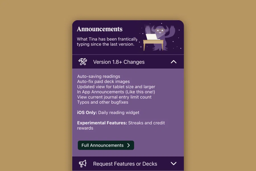 Announcements
