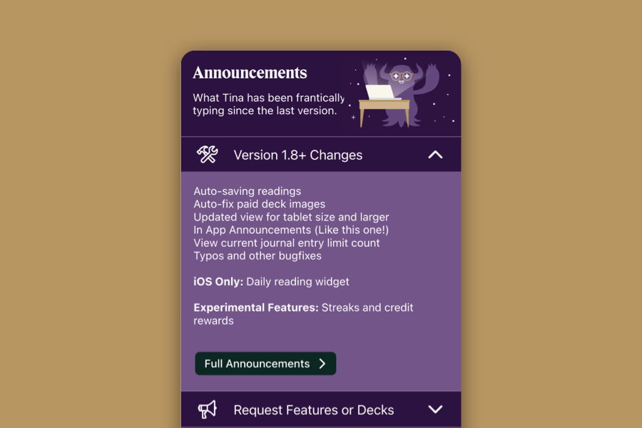 Announcements
