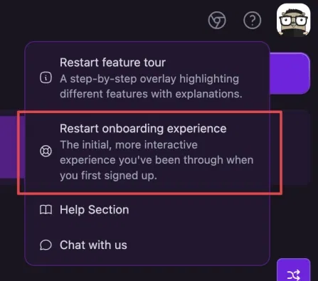 onboarding process!