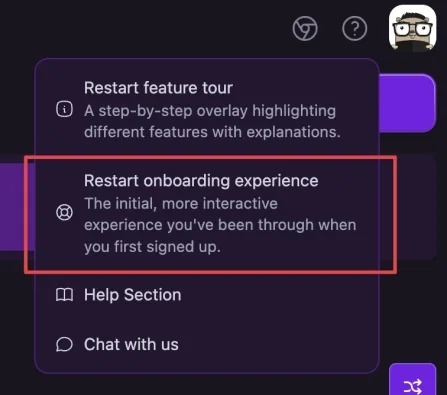 onboarding process!