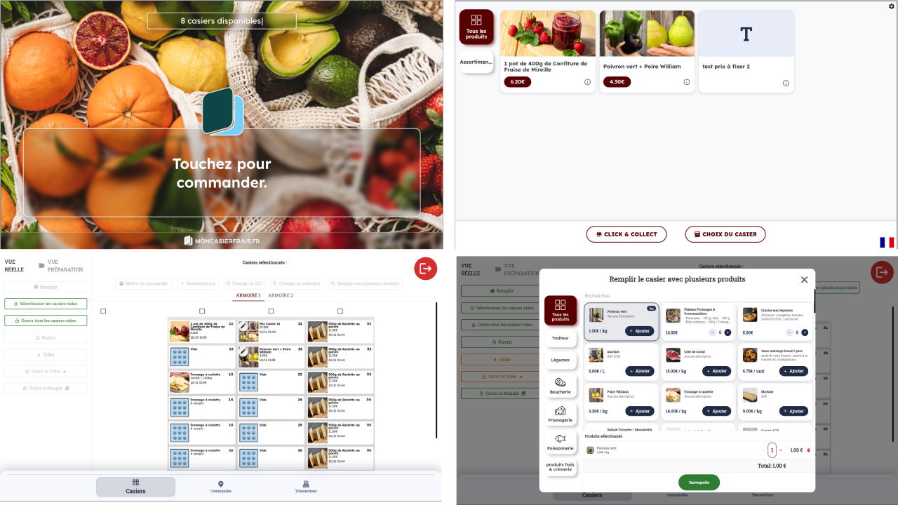 borne horizontale frill