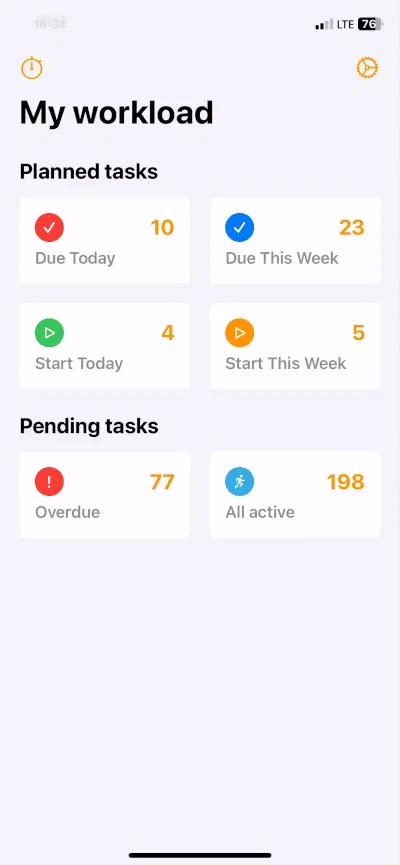 Workload App