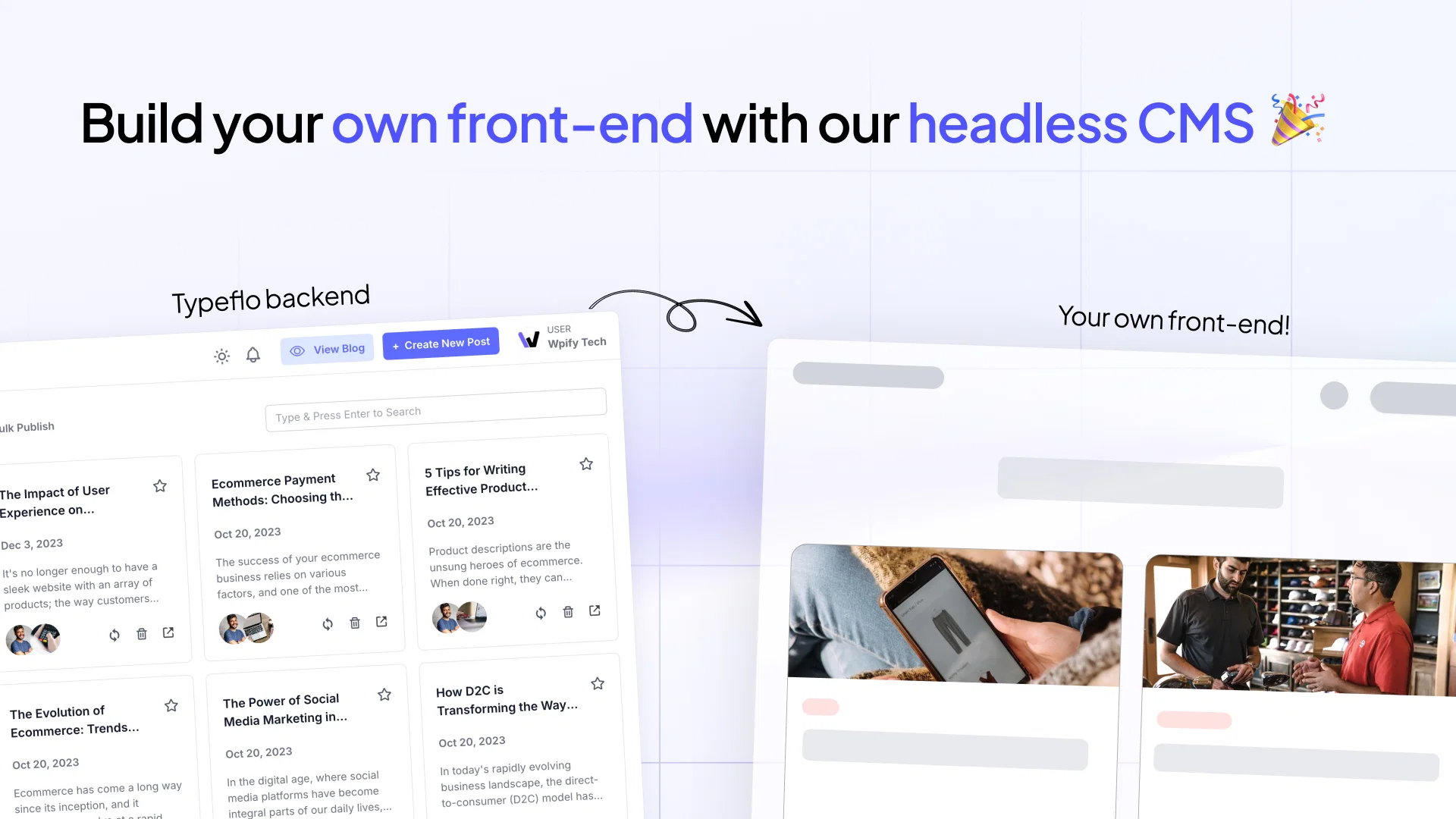 Headless CMS typeflo blogging platform (3)