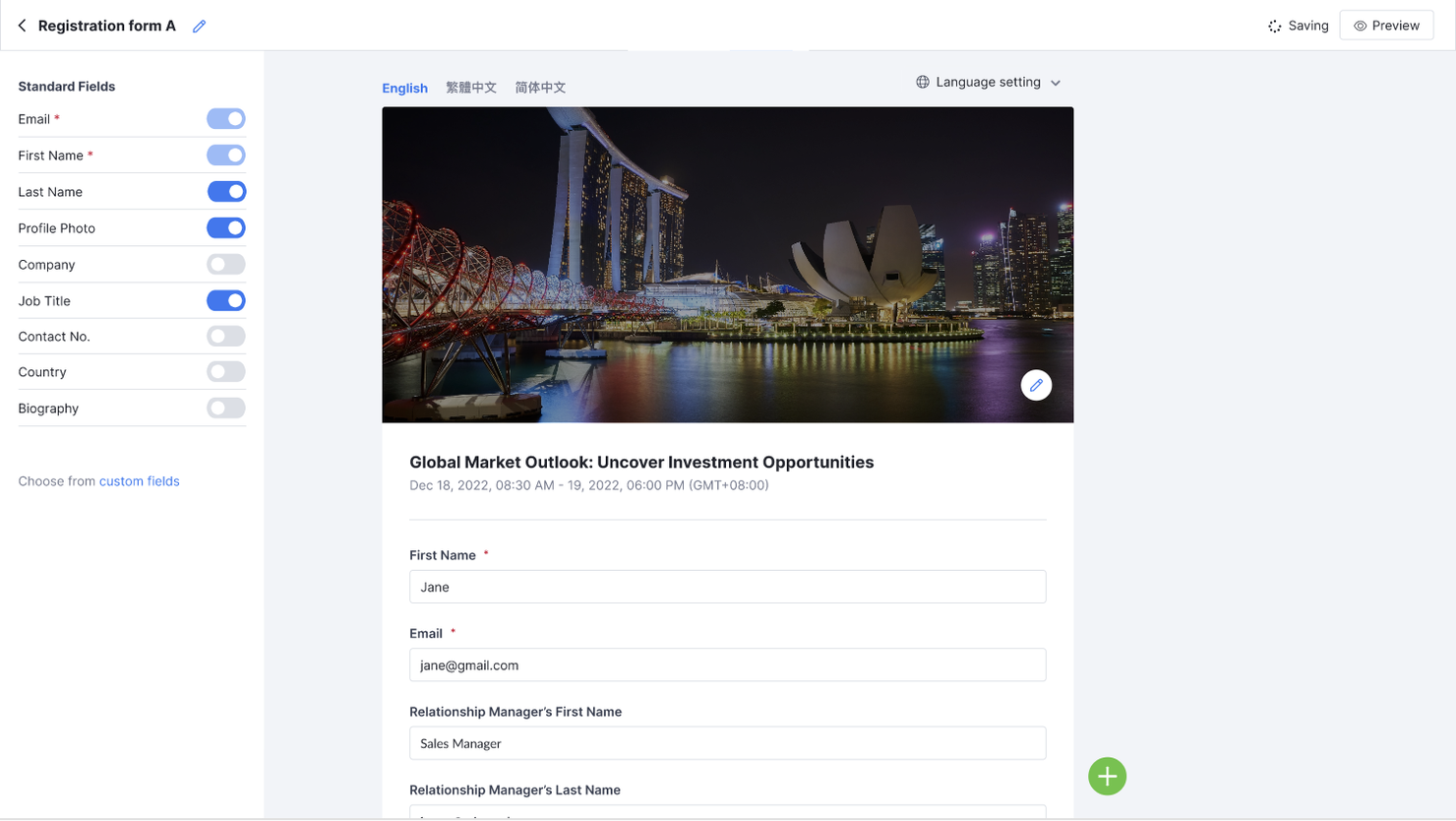 Order Form Builder