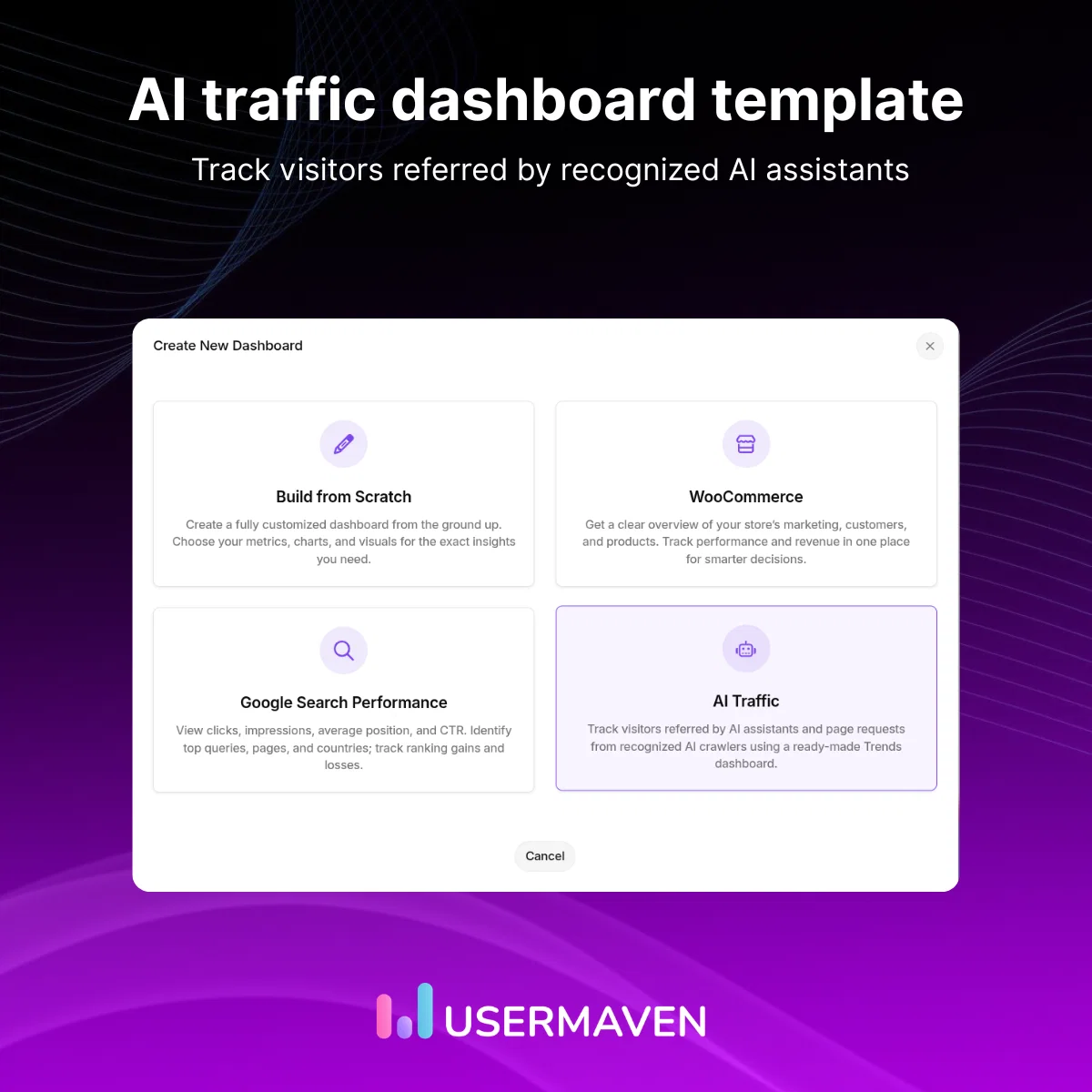 AI Traffic Dashboard Template