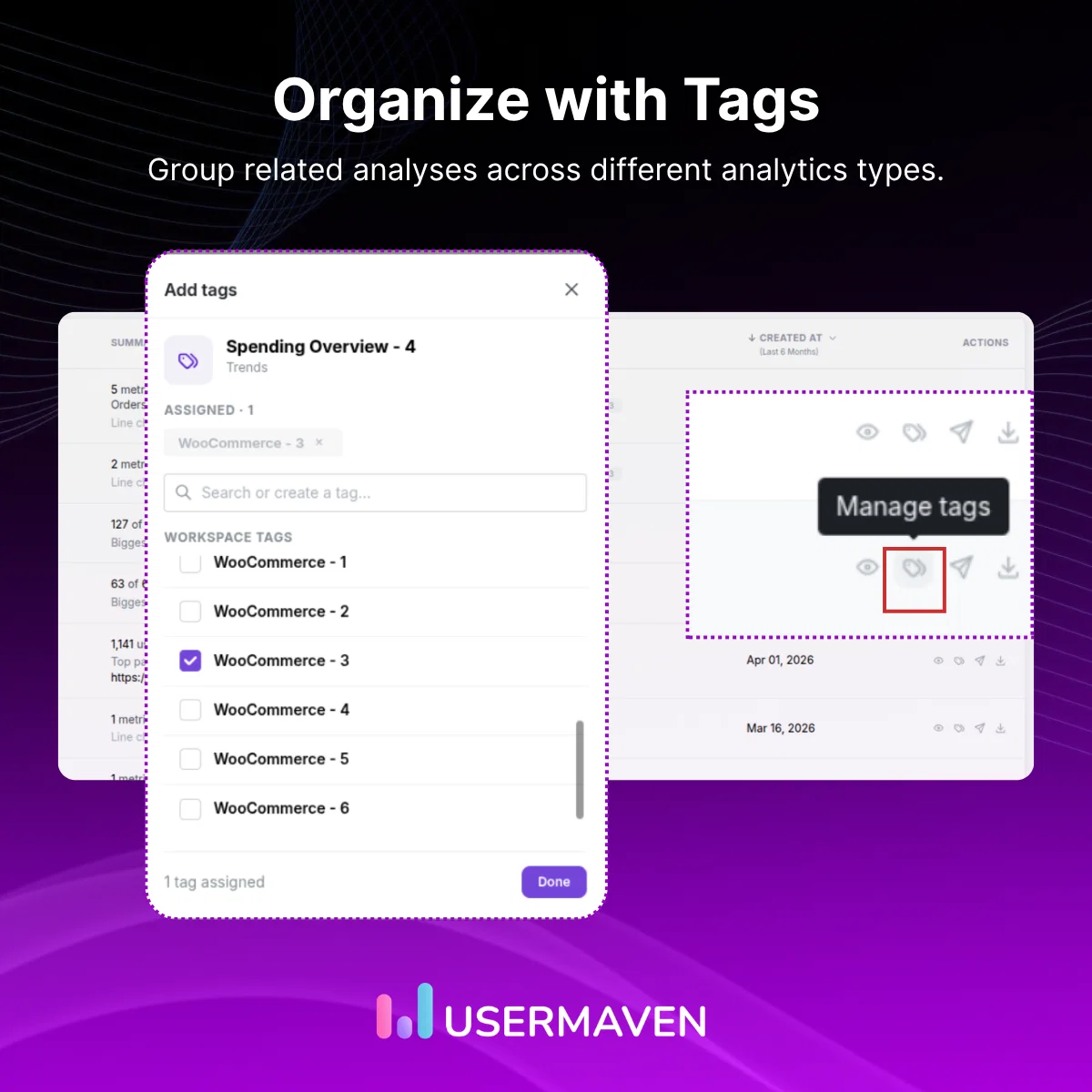 Organize with Tags
