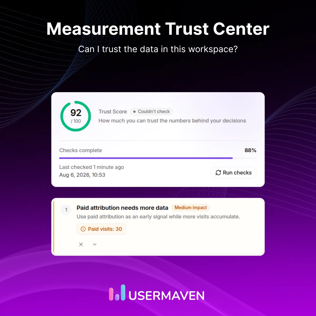 Measurement Trust Center