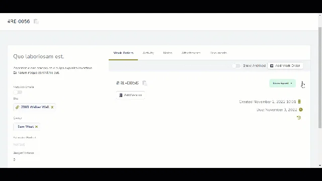 Recurring Job Order GIF