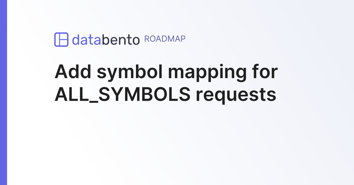 Add symbol mapping for ALL_SYMBOLS requests